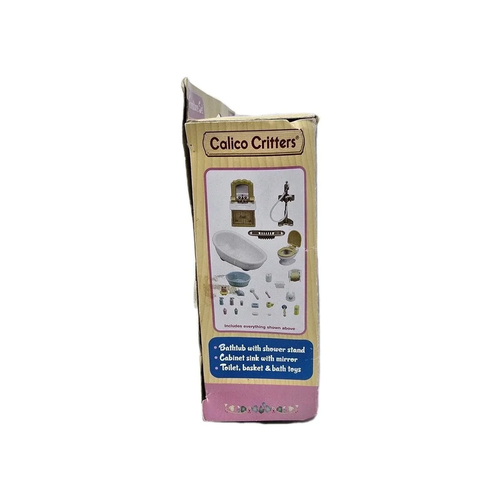 CALICO CRITTERS #CC1748 Country Bathroom Set - Complete